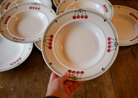 残→4　Cherry plate