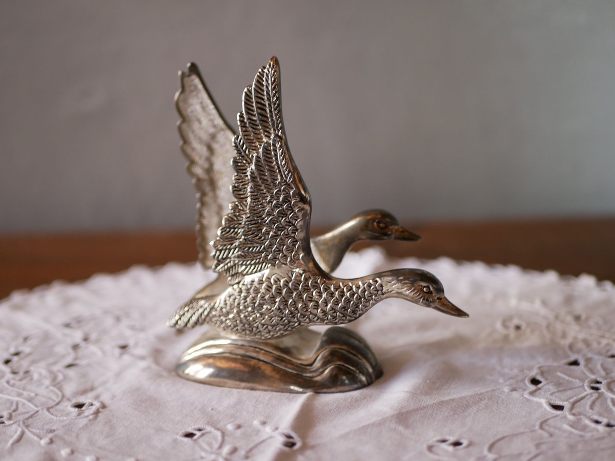 フランスヴィンテージ テーブルナプキンホルダー グース