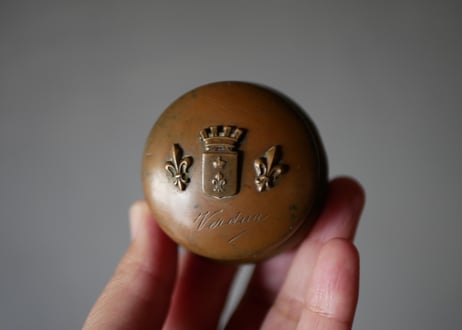 Verdun フルールドリス　小さなケース　フランスアンティーク　アンティークのある暮らし