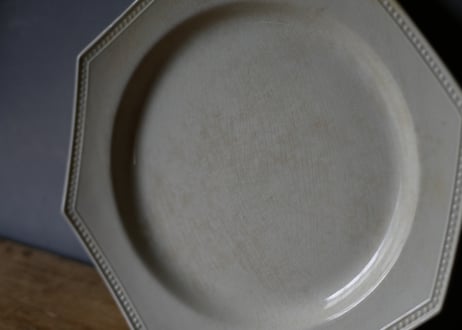 no.7 MONTEREAU クレイユモントロー　オクトゴナル　フランスアンティーク　アンティーク皿
