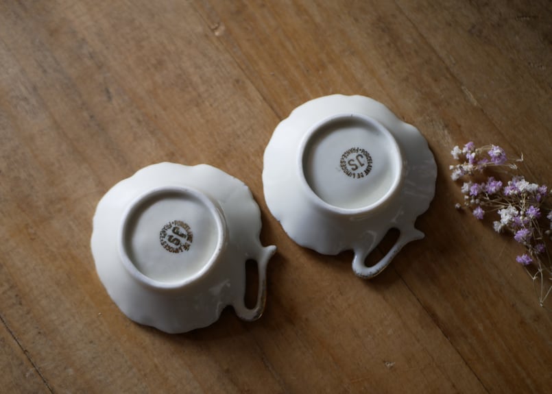 LIMOGES 小さなお皿 リモージュ フランスヴィンテージ ブロカント