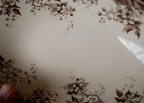 チョコレート色　ラヴィエ　フランスアンティーク　サルグミンヌ　ブロカント
