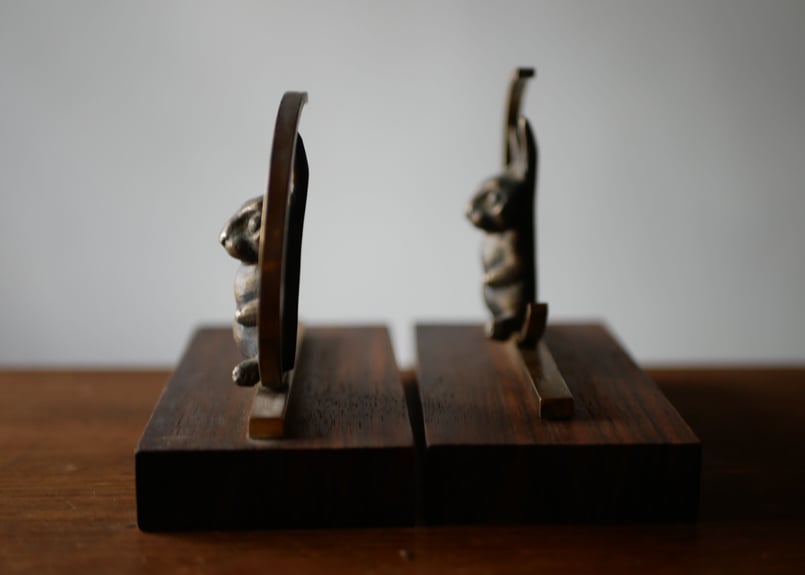 ブックエンド　アンティーク ヴィンテージ　ブックスタンド VINTAGE ANTIQUE BOOKENDS INDIAN ヴィンテージ アンティーク