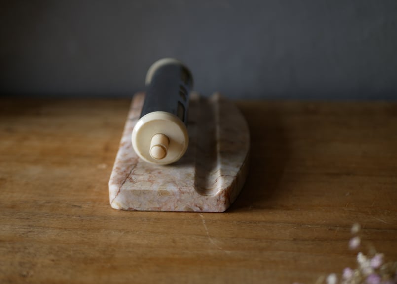 大理石の万年カレンダー フランス語 アンティークカレンダー フランス