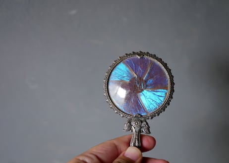 Hand mirror of Morpho