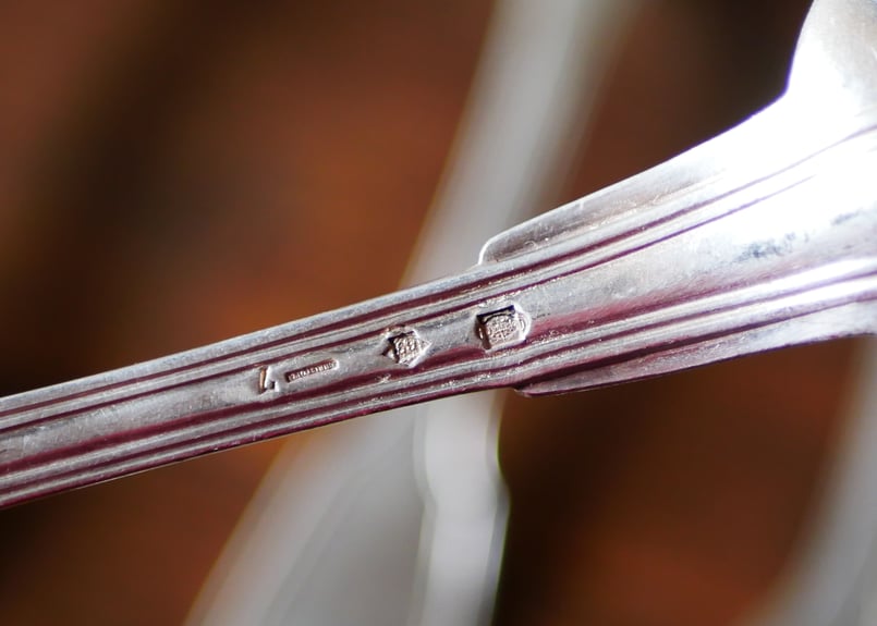 在庫→1 CHRISTOFLE クリストフル シルバースプーン モノグラム