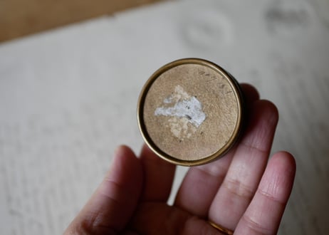 ブーケの小さなボックス　紙箱　フランスアンティーク　ブロカントのある生活