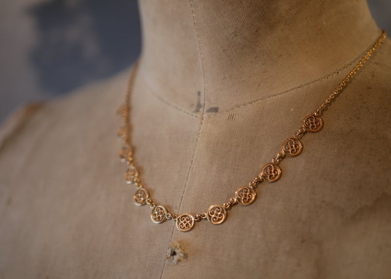 FN-01 フィリグリーネックレス 18金 18K ピンクーゴールド FN-01 フィリグリーネックレス 18金 18K ピンクーゴールド
