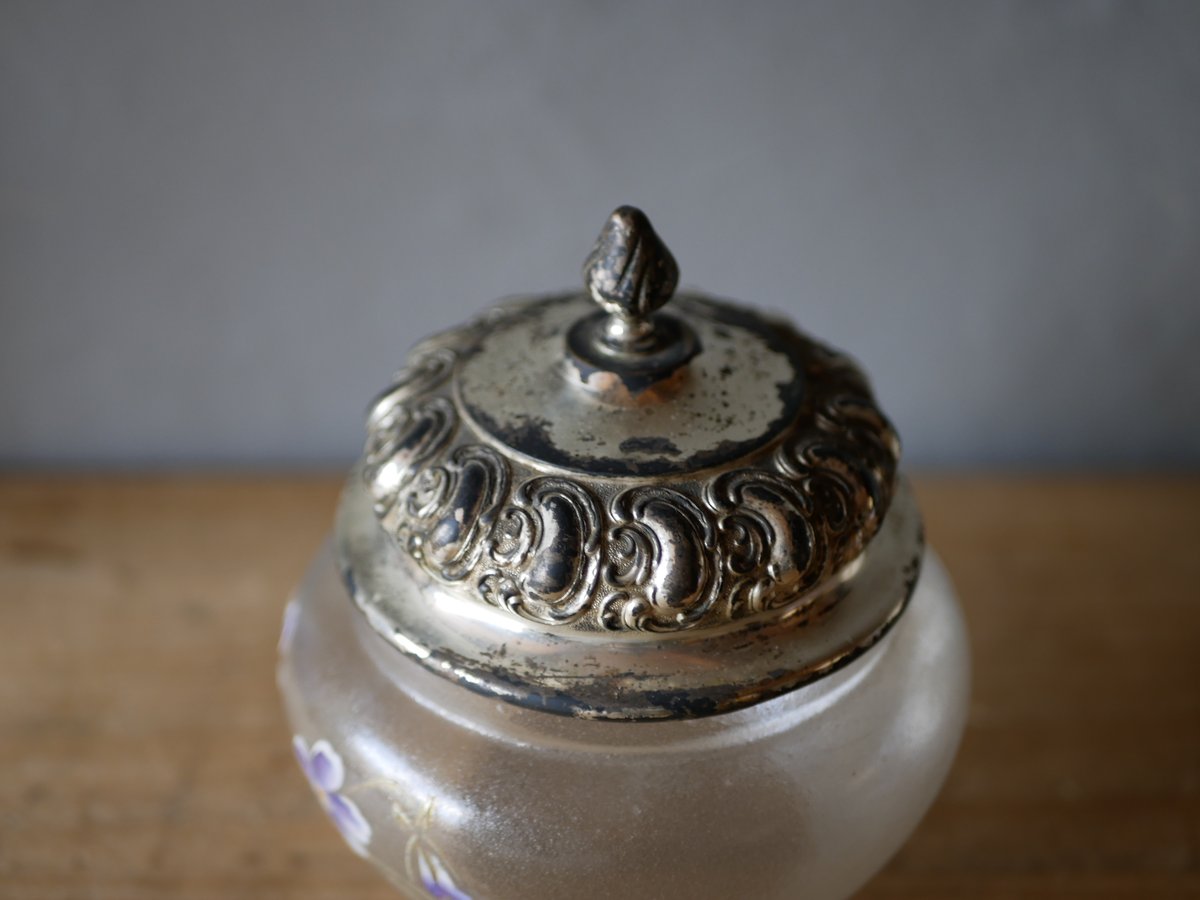 筒状のボンボニエール　フランスアンティーク　ブロカントのある暮らし ボンボニエール フランスアンティーク ブロカントのある暮らし