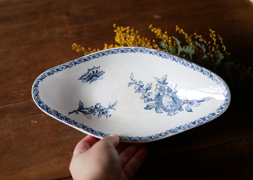 サルグミンヌMozart 平皿　24cm サルグミンヌMozart 平皿 24cm Sarreguemines, ravier | mamantique