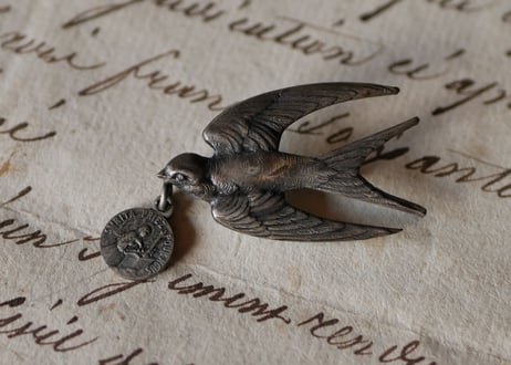swallow brooch