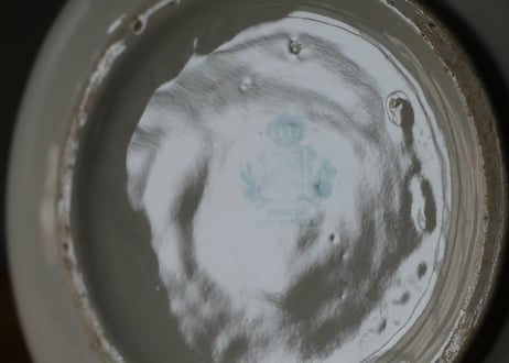 白地のピシェ　リュネヴィル　水差し　花器　フランスアンティーク　アンティークのある暮らし