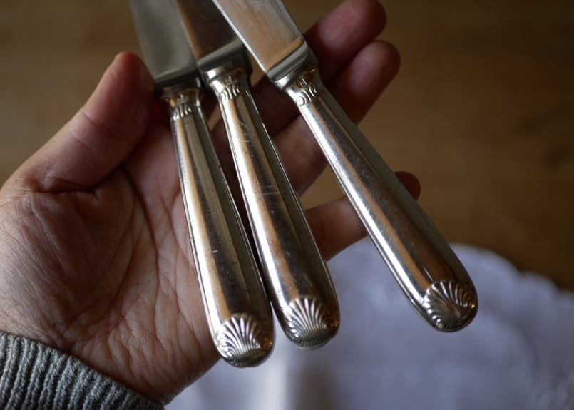 Cristofle クリストフル デザートナイフ フランスブロカント