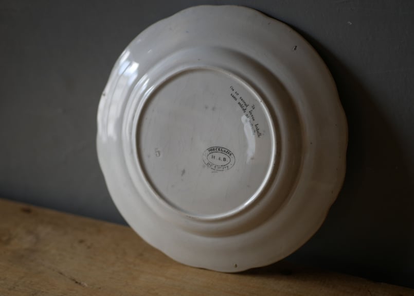 CHOISY　ショワジー　プレート　フランスアンティーク　なぞなぞプレート ショワジールロワChoisy le roiフランスアンティークなぞなぞ