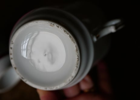 Brulot cup with saucer
