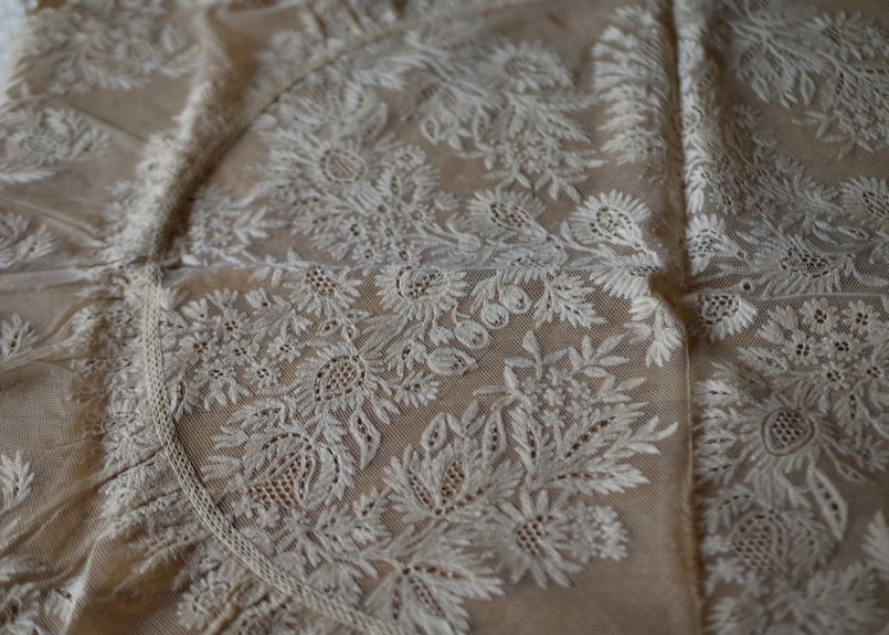 アンティークレース テーブルクロス フランスアンティーク