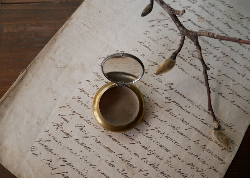 1950s✨ 英国 アンティーク パウダーコンパクト