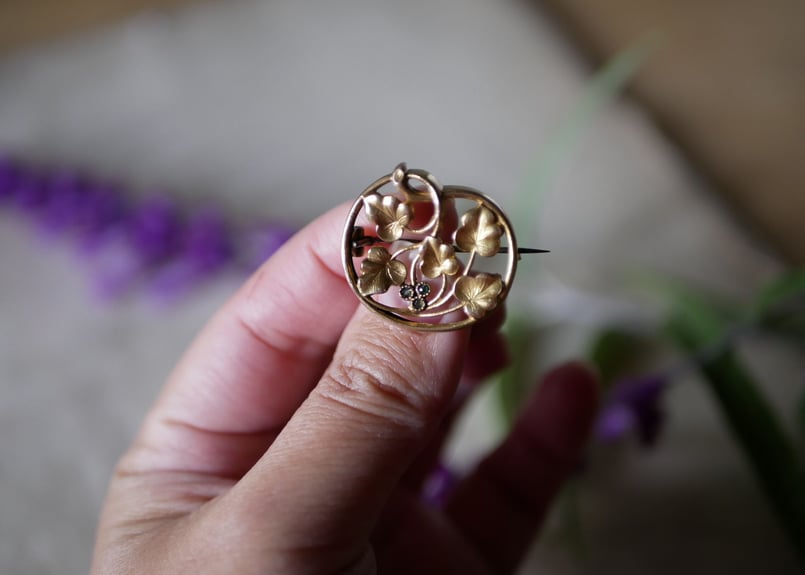 FIX ベルエポック アンティーク ブローチ フランスアンティーク