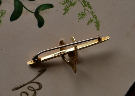 Edwardian 9CT GOLD brooch