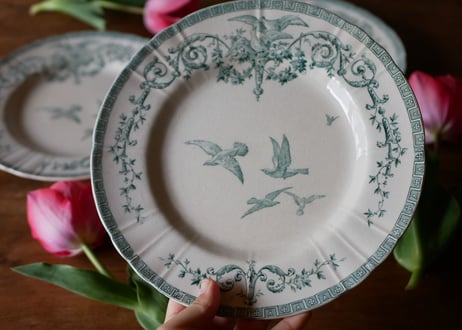 GIEN,  ”Marie-Antoinette" plate