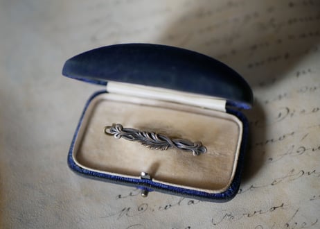 アールヌーボー ブローチ FRANCE antique BROCANTE vintage
