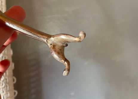 ウサギ　カトラリーレスト　フランスアンティーク　ブロカントのある暮らし