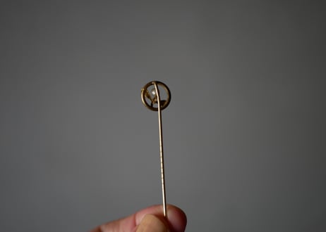 宿り木　ハットピン　フランスアンティーク　ブロカントのある暮らし　ヤドリギ