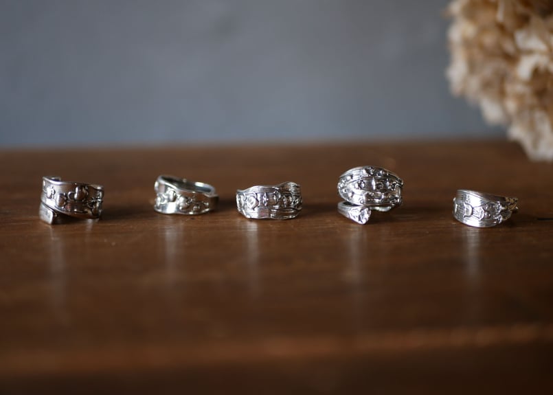 no.3 すずらん スプーンリング muguet ミュゲ スターリングシルバー