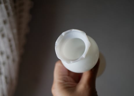訳あり　オパリン　プチフラワーベース　フランスヴィンテージ　ヴィンテージ　ブロカントのある暮らし
