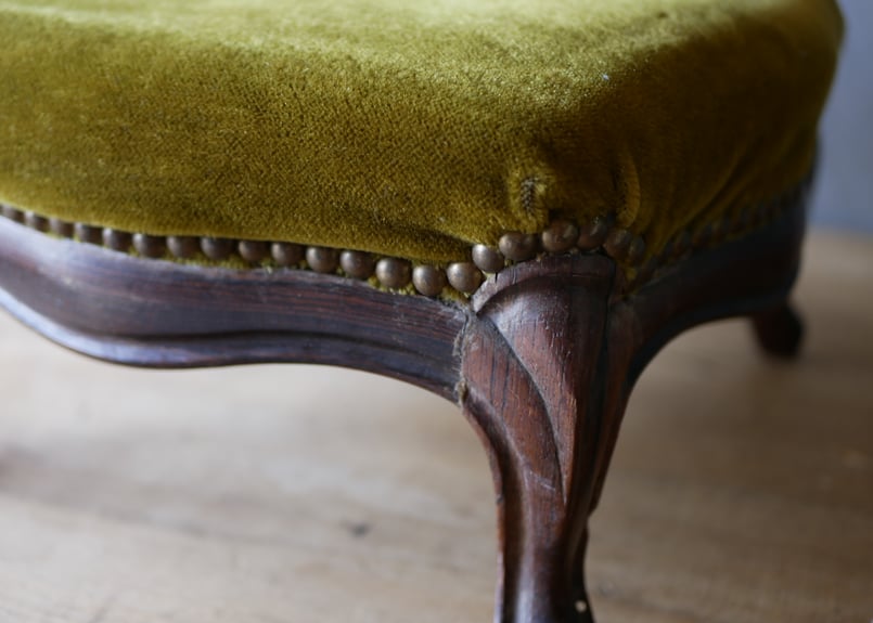 フランスアンティーク　オットマン オットマン フランスアンティーク パリ ブロカントのある暮らし