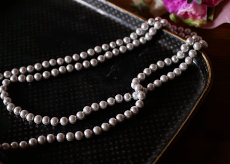 glass beads necklace