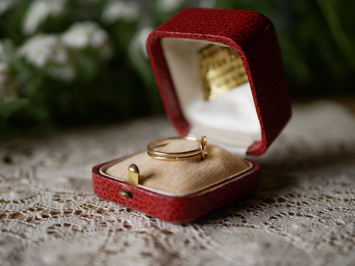 ノットデザイン K18 結び目リング 指輪 フランスヴィンテージ パリ  