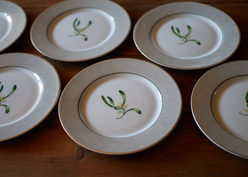 STOCK→1 フランス LIMOGES リモージュ 宿り木 プレート | mamantique