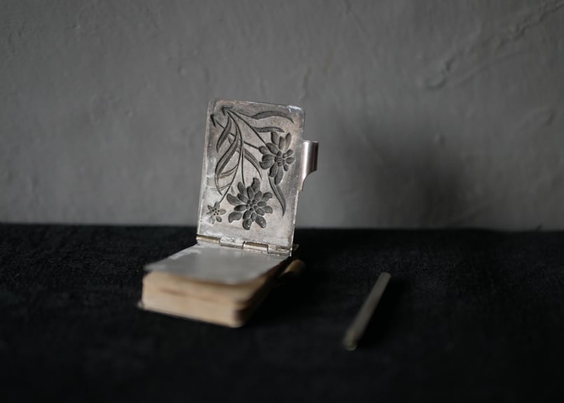 専用です　カルネ・ド・バル　エーデルワイス　フランスアンティーク　アンティーク カルネ・ド・バル エーデルワイス フランスアンティーク