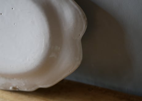 南仏　こっくりとしたオーバルプレート　フランスアンティーク　アンティークのある暮らし