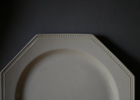 no.4 MONTEREAU クレイユモントロー　オクトゴナル　フランスアンティーク　アンティーク皿