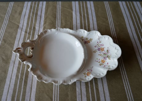 LIMOGES プレート 小花柄 フランスアンティーク リモージュ