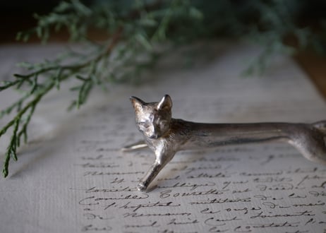 ネコ　カトラリーレスト　フランスアンティーク　ブロカントのある暮らし