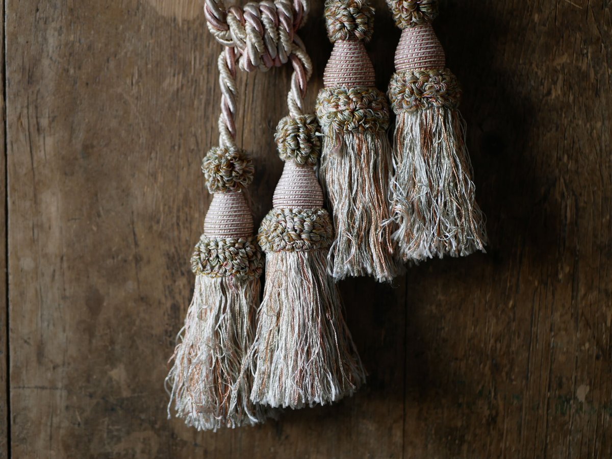 フランス製　シルクカーテンタッセル カーテン タッセル フランスアンティーク ブロカント | mamantique