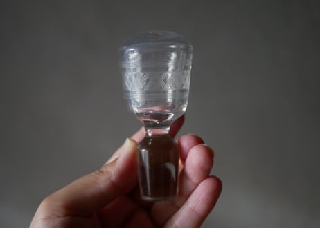 no.3  (8~14) BOUCHON  ガラスの蓋　ブロカント　アンティークのある暮らし