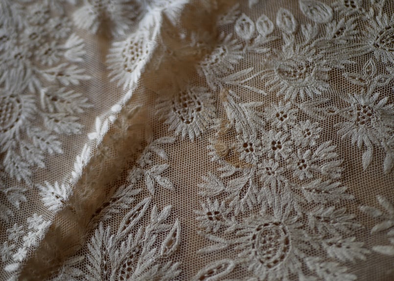 アンティークレース テーブルクロス フランスアンティーク