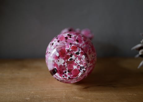 クリシー　オパリンガラス　フラワーベース　花器　ブロカント　フランスアンティーク