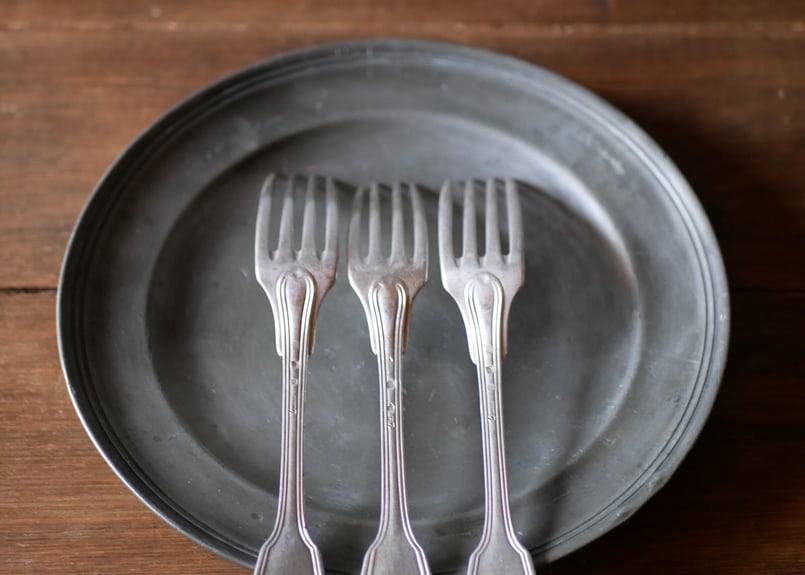 CHRISTOFLE クリストフル シルバーフォーク モノグラム フランス