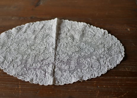 フランスアンティーク  レースのドイリー