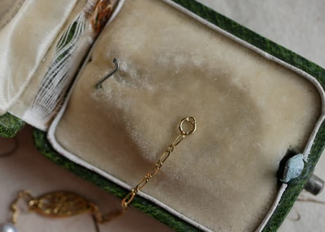 18K pearl＆filigree Necklace