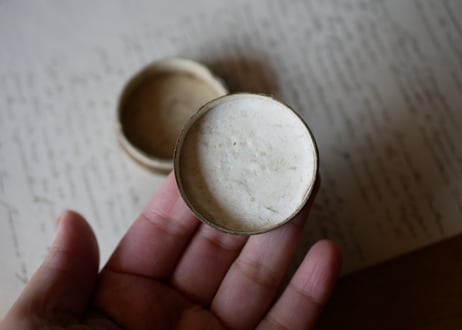 ブーケの小さなボックス　紙箱　フランスアンティーク　ブロカントのある生活