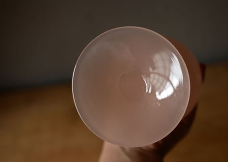 no.8 　オパリンガラス　フラワーベース　フランスヴィンテージ　ブロカントのある暮らし