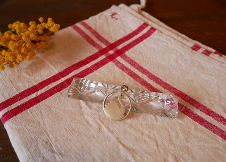 スワンのネックレストップ France vintage