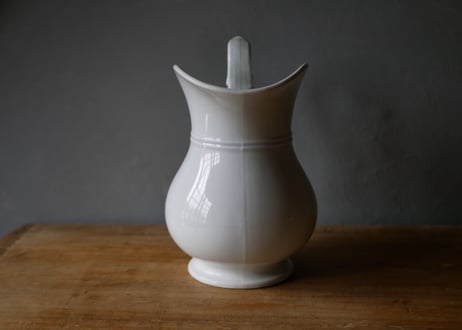 クレイユモントロー　フランスアンティーク　ピッチャー　ピシェ　花器　アンティークのある暮らし