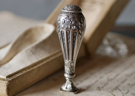 silver stamp , RUBAN